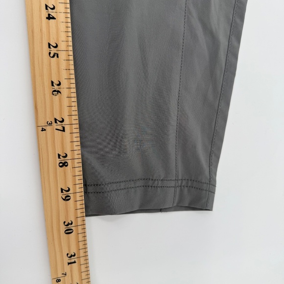 North Face Pants Women 10 Gray Lightweight Stretch Tapered Gorpcore Pockets - Picture 12 of 14